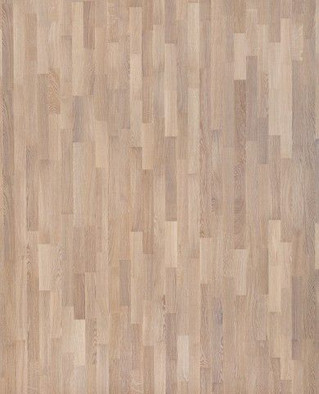 Паркетная доска Дуб Select Brushed New Marble Matt 3S 2266х188х14 3-х полосная белый матовый лак (замковое соединение realloc)