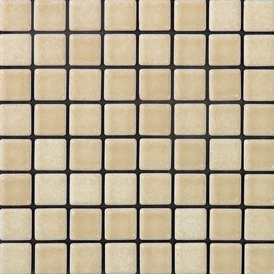 Мозаика Anthologhia Gelsomino керамика 30х30 см Appiani полуглянцевая чип 25х25 мм, бежевый MOS 7007
