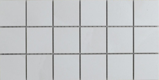 Мозаика Mk.AbsWhRm1530 15х30 керамогранит матовая, серый