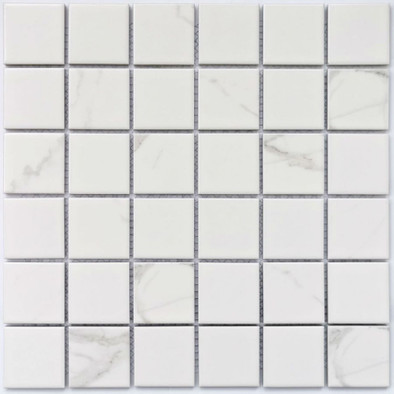 Мозаика Calacatta-48 4.8x4.8 керамическая 30.6х30.6