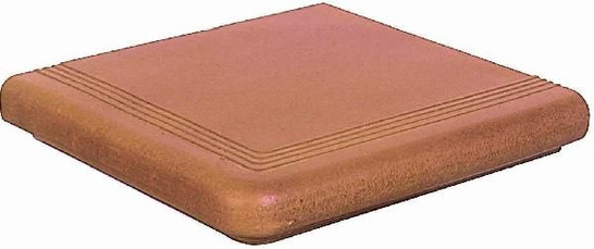 Ступень угловая Gresmanc Esquina Fiorentina Rodamanto 33,3x33,3x5,4, матовая клинкер