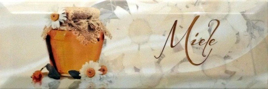 Декор Monopole Gourmet Decor Dolce Vita Miele 10x30, глянцевый керамический