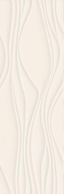Настенная плитка Neve Bianco Struktura Mat. Paradyz Ceramika 25x75 рельефная (структурированная), матовая керамическая 5902610517440
