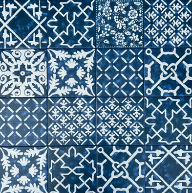Плитка универсальная Mix Art Decor DF201 20х20 DeShun Ceramics матовая керамическая