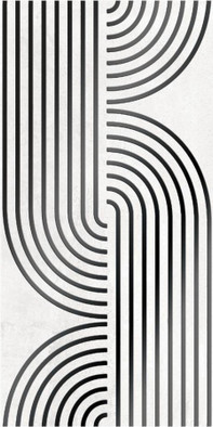 Декор Вставка Бордо D Люкс 25х50 Axima матовая керамический