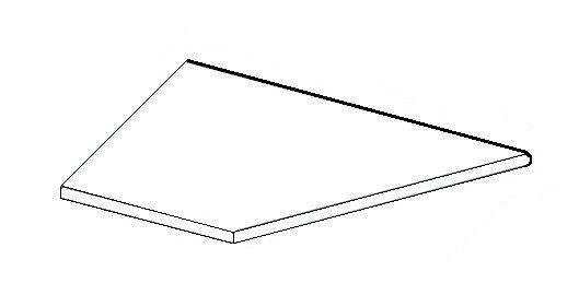Керамогранит Supernova Stone Grey Round Angolo Esterno Dx Atlas Concorde 30x60 матовый напольный