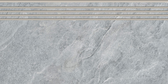 Ступень фронтальная K-2211/SR/st01/300x600x9 керамогранит структурированная Kerranova Krater