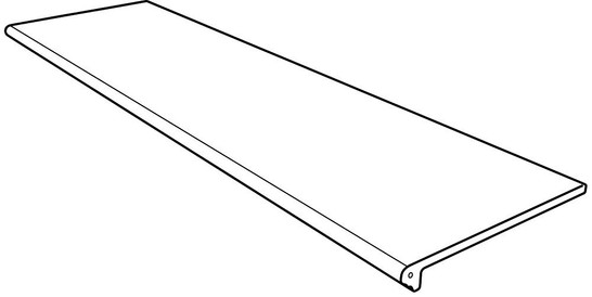 Ступень фронтальная Petra Orce 33х120 круглый керамогранит матовая 00000039814