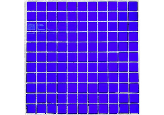 Мозаика Monocolor 29.5х29.5 см стекло Orro Mosaic Orro Cristal глянцевая чип 25х25 мм, синий