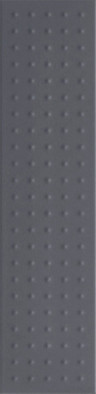 Керамогранит Regolo Domino 100 Textured Ardesia 7.5х30 Appiani матовый, рельефный (рустикальный) настенная плитка DOM 7543