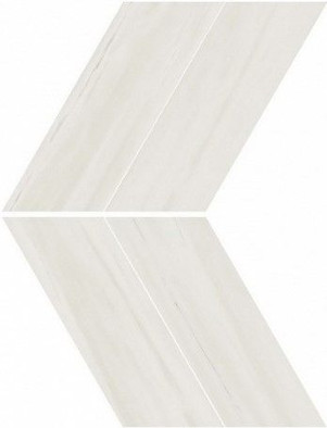 Декор Marvel Bianco Dolomite Chevron Lappato керамогранит