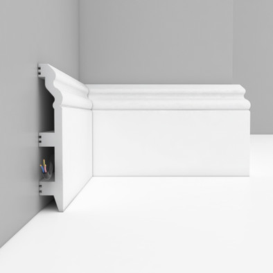 Плинтус D233 ДМ Decomaster дюрополимер 2000х120х23 мм