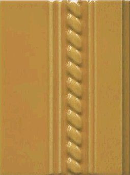 Декор Monasterio Kur Ocre керамический фото Декор Monasterio Kur Ocre керамический