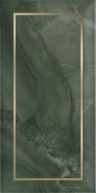 Декор OS/C275/19077 Сеттиньяно Зелёный глянцевый 9.9x20 Kerama Marazzi керамический