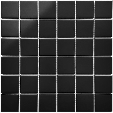 Мозаика Керамическая 48x48 Black Matt (WB73000) 306х306х6 фото Мозаика Керамическая 48x48 Black Matt (WB73000) 306х306х6