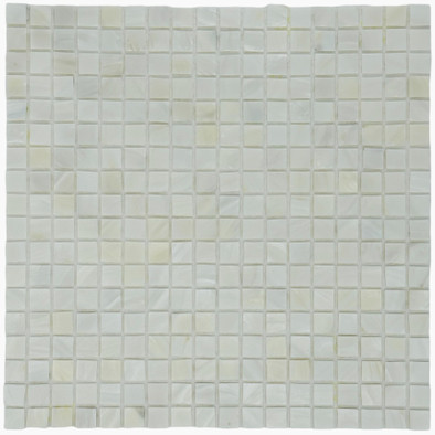 Мозаика Marble Mosaic White Shell ракушка 30.5х30.5 см чип 15х15 мм, белый