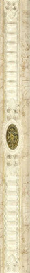 Бордюр Palmira Cenefa Perlato Sand 10x90 глянцевый керамический