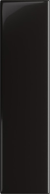 Настенная плитка Masovia Nero Gloss 7.8х29.8 Tubadzin глянцевая керамическая 5900199263482