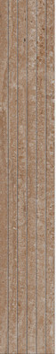 Фальшмозаика Ametis Estima TL03 Trail 19x120 лаппатирированная керамогранит коричневый 71858