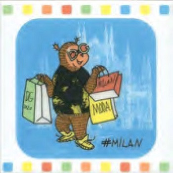 Декор NT/A267/5009 Большое Путешествие Milan 20х20 Kerama Marazzi глянцевый керамический