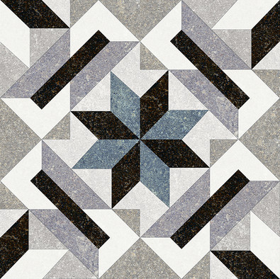 Декор Chantilly Cemento Deco Серый 45х45 ProGRES Ceramica керамогранит матовый 737479