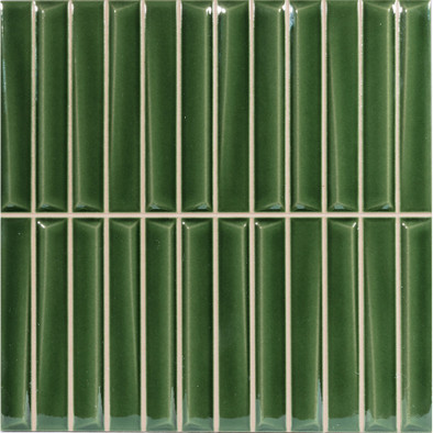 Настенная плитка Melody Royal Green 20x20 Monopole глянцевая керамическая 85687