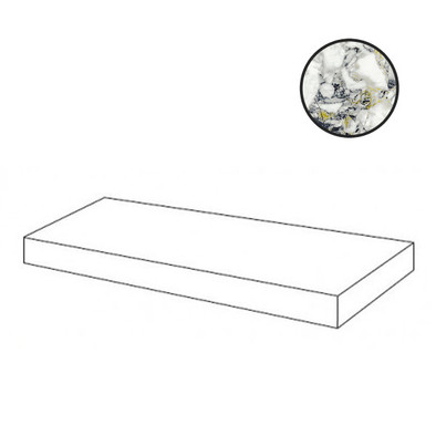Ступень угловая Forte Dei Marmi Quark Ceppo Apuano Forest Scal. Ang. Dx 33x80 керамогранит матовая Atlas Concorde 620070002677 фото Ступень угловая Forte Dei Marmi Quark Ceppo Apuano Forest Scal. Ang. Dx 33x80 керамогранит матовая Atlas Concorde 620070002677