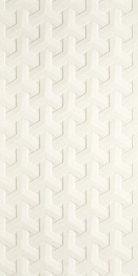 Настенная плитка Harmony Bianco Struktura A 30x60 матовая керамическая