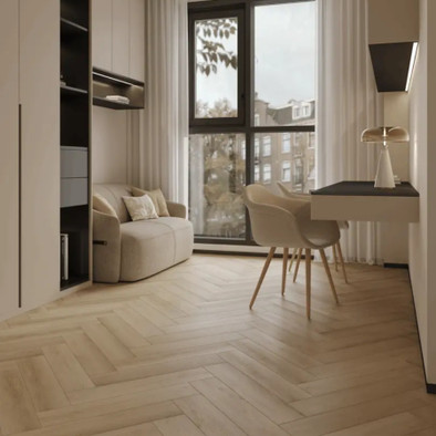 SPC ламинат Norland 1066-3 Quick Light Parquet 34 класс 600х125х4 мм (каменно-полимерный) с фаской