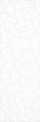 Настенная плитка Satin White Era 30х90 Gravita матовая, рельефная (структурированная) керамическая 78801853