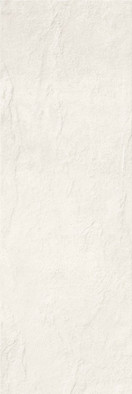 Настенная плитка Constantine Bianco Sciana Struktura rekt. 25x75 g1 Paradyz Ceramika матовая, рельефная (структурированная) керамическая SSR-250X750-1-CONS.BI