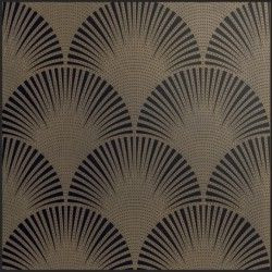 Декор 60x60 Pavone Ottone Su Nero Matt керамогранит