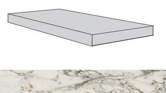 Ступень угловая Allure Capraia Scal.80 Ang.Sx Lap/Аллюр Капрайя 80 Левая Шлиф 33x80 лаппатированная керамогранит фото Ступень угловая Allure Capraia Scal.80 Ang.Sx Lap/Аллюр Капрайя 80 Левая Шлиф 33x80 лаппатированная керамогранит