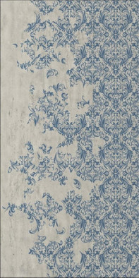 Декор Sartoria Damasco A Blu 50x100 Petracer`s матовый керамический SA D A BLU