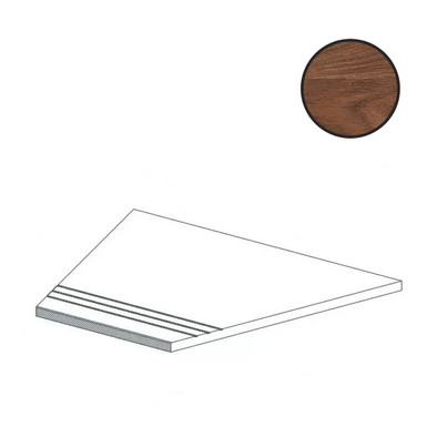 Ступень угловая Rive Antica Riva Gradino Lineare Angolo Dx 30x60 керамогранит антискользящая (grip), матовая Atlas Concorde 620040000139
