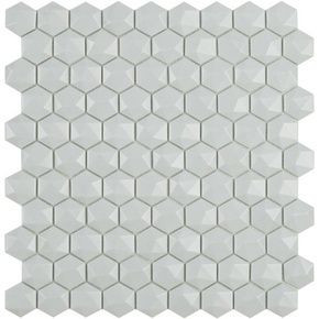 Мозаика Hex Nordic № 909 D Св.серый (на сетке) (0,087м2)