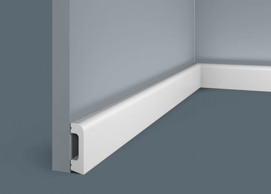 Cosca Напольный плинтус PX013, 50х15, 2000 мм, Экополимер/14