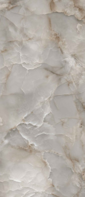 Керамогранит Onyx Silver Crystal Polished 6,5mm 120x278 Fondovalle Infinito 2.0 полированный универсальная плитка INF2897