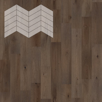 Паркетная доска Lab Arte Chevron Дуб Селект Кайт лак французская елка 400/337х110х14/3/60°