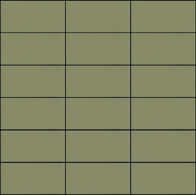 Мозаика Seta Oliva керамика 30х30 см Appiani матовая чип 50х100 мм, зеленый SET 2010