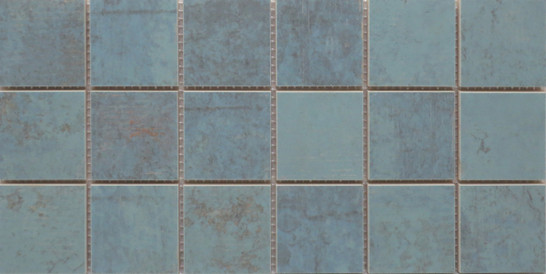 Мозаика Mk.MetallicGreen1530_7.4mm керамогранит 15х30 см матовая, зеленый