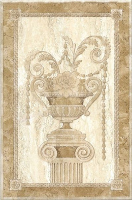 Декор A1982/8180 Скульптура 20х30 Kerama Marazzi Травертин глянцевый керамический