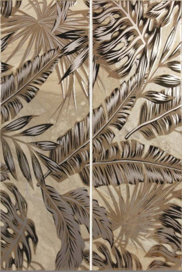 Декор Décor Set (2) Rex Cream 25x75 глянцевый керамический фото Декор Décor Set (2) Rex Cream 25x75 глянцевый керамический