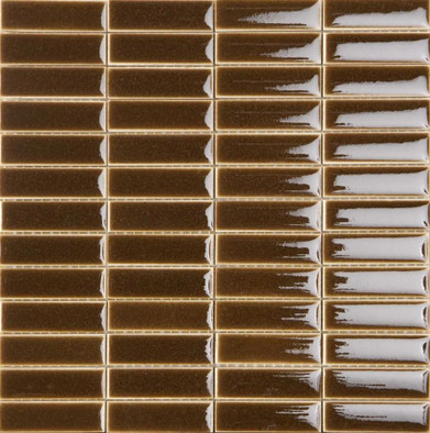Декор Surface Brown Glossy Brick 28.4х29.9 Italon матовый керамический 600110001172