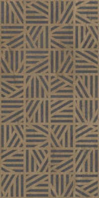 Керамогранит Lattice Wallnut/ С.Dark 60x120 Azulejos Sanchis Nara матовый, рельефный (рустикальный) настенная плитка SNCH000013