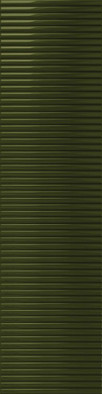Настенная плитка Groove Olive 1 Gloss Str 7.8х29.8 Tubadzin глянцевая керамическая 5900199287389