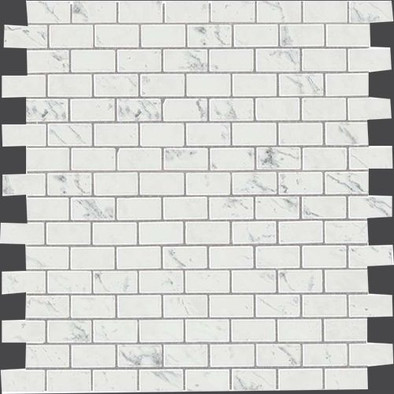 Декор Marvel Carrara P. Mosaico Lapp. Burattato керамогранит