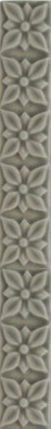 Бордюр Relieve Ponciana Graystone 2,5x19,8 глянцевый керамический