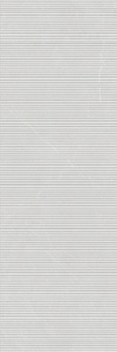 Настенная плитка Allure Light Grey Wave Ductile 30х90 Living Ceramics рельефная (структурированная) керамическая LV11178