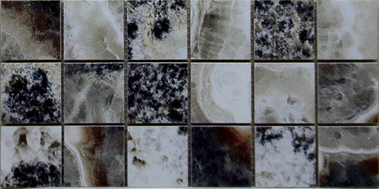 Мозаика MK.BlaDa1530 15х30 керамогранит матовая, коричневый, серый, черный